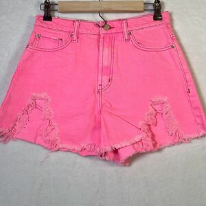 BDG Chewed‎ A-Line Denim Women’s pink/ rose Shorts NWT- Size 27